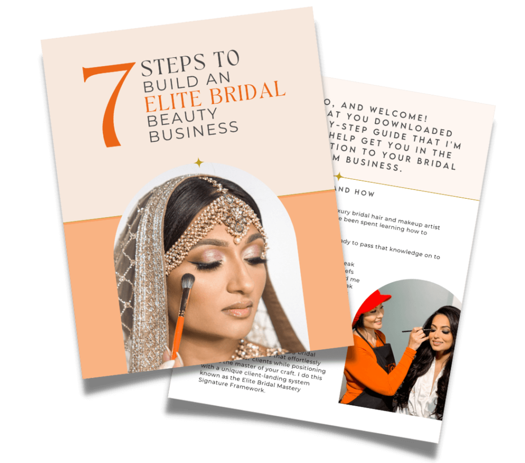 bridal makeup business plan